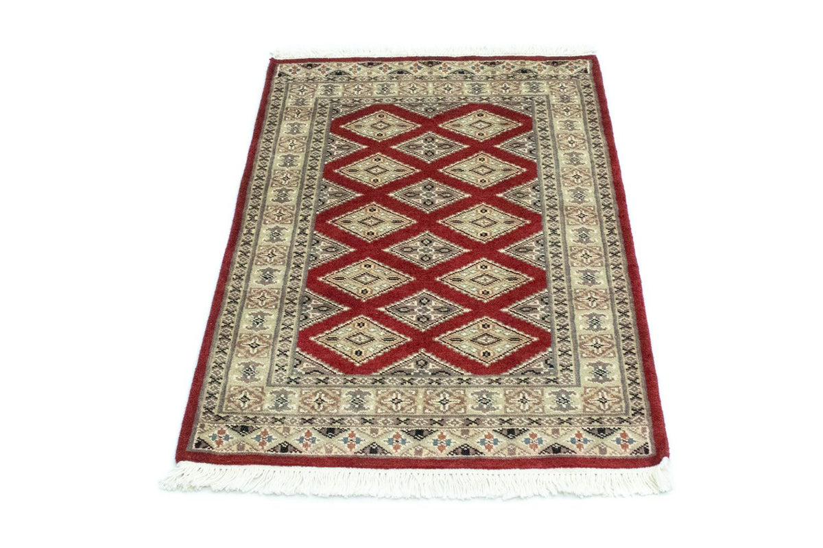 Alfombra Pakistani - 93 x 63 cm - rojo