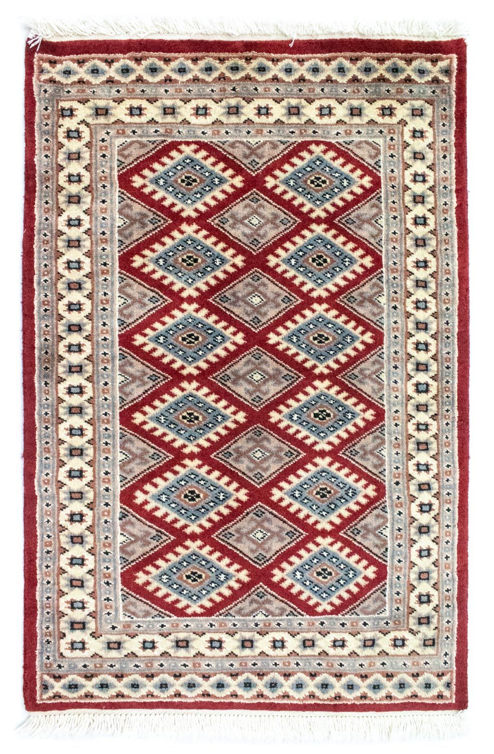 Alfombra Pakistani - 91 x 62 cm - rojo