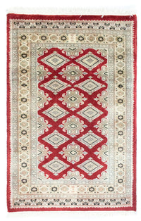 Alfombra Pakistani - 96 x 63 cm - rojo