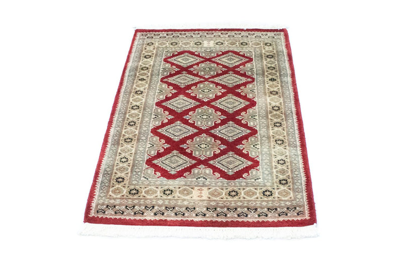 Alfombra Pakistani - 96 x 63 cm - rojo