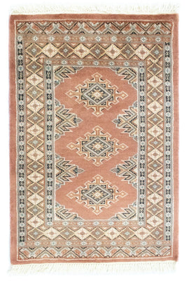 Alfombra Pakistani - 88 x 62 cm - marrón