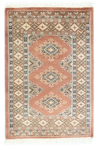 Alfombra Pakistani - 88 x 62 cm - marrón