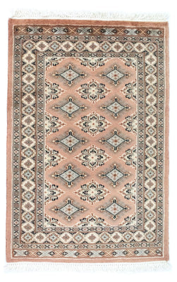 Alfombra Pakistani - 91 x 61 cm - salmón