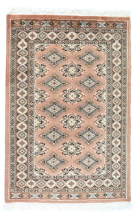 Alfombra Pakistani - 91 x 61 cm - salmón