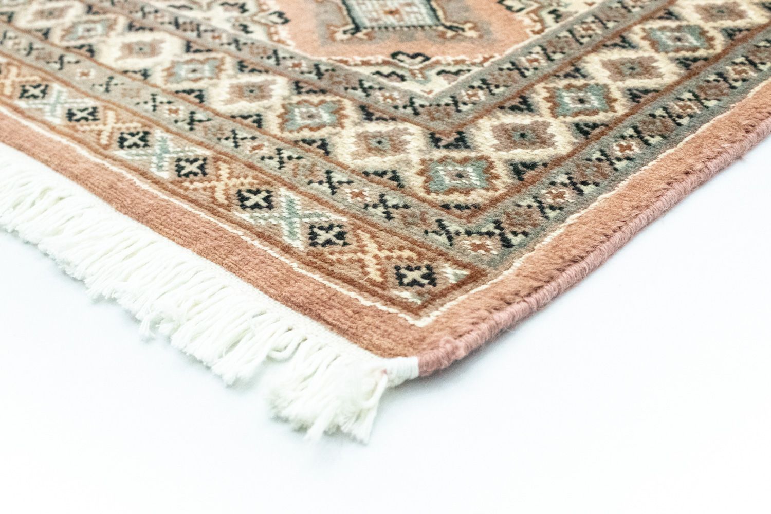 Alfombra Pakistani - 91 x 61 cm - salmón