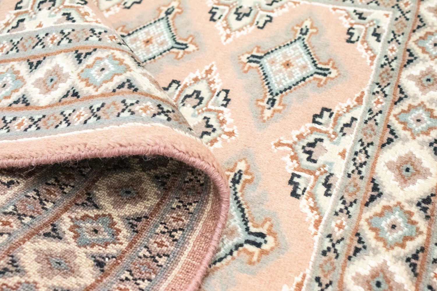 Alfombra Pakistani - 91 x 61 cm - salmón