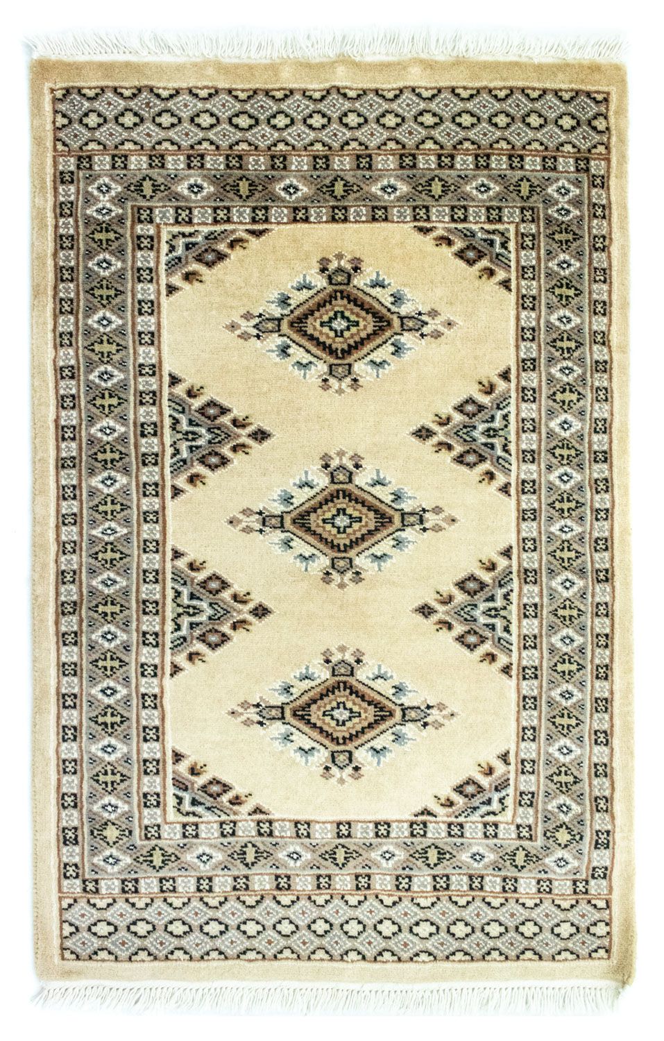 Alfombra Pakistani - 95 x 64 cm - beige