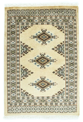 Alfombra Pakistani - 94 x 64 cm - beige