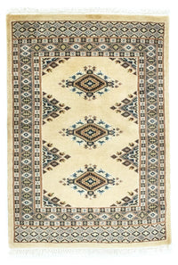 Alfombra Pakistani - 92 x 64 cm - beige