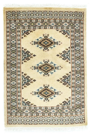 Alfombra Pakistani - 92 x 64 cm - beige