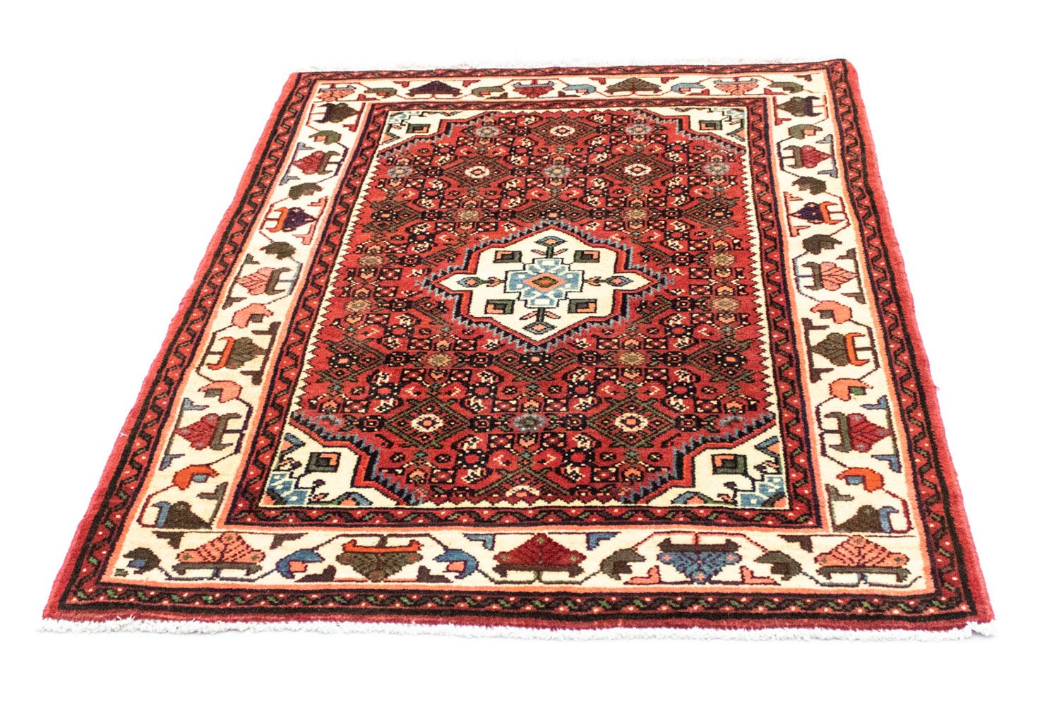 Alfombra persa - Nómada - 146 x 105 cm - óxido