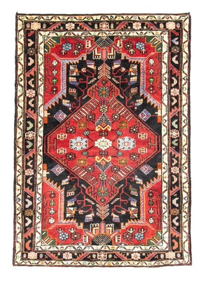 Alfombra persa - Nómada - 155 x 108 cm - rojo