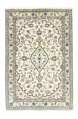Alfombra persa - Keshan - 150 x 103 cm - beige