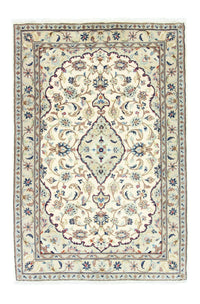 Alfombra persa - Keshan - 150 x 103 cm - beige