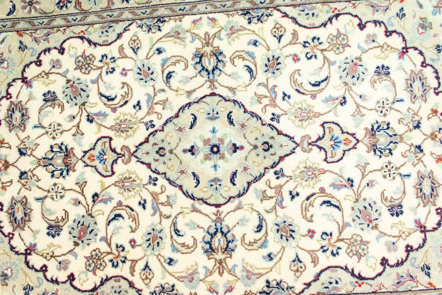 Alfombra persa - Keshan - 150 x 103 cm - beige