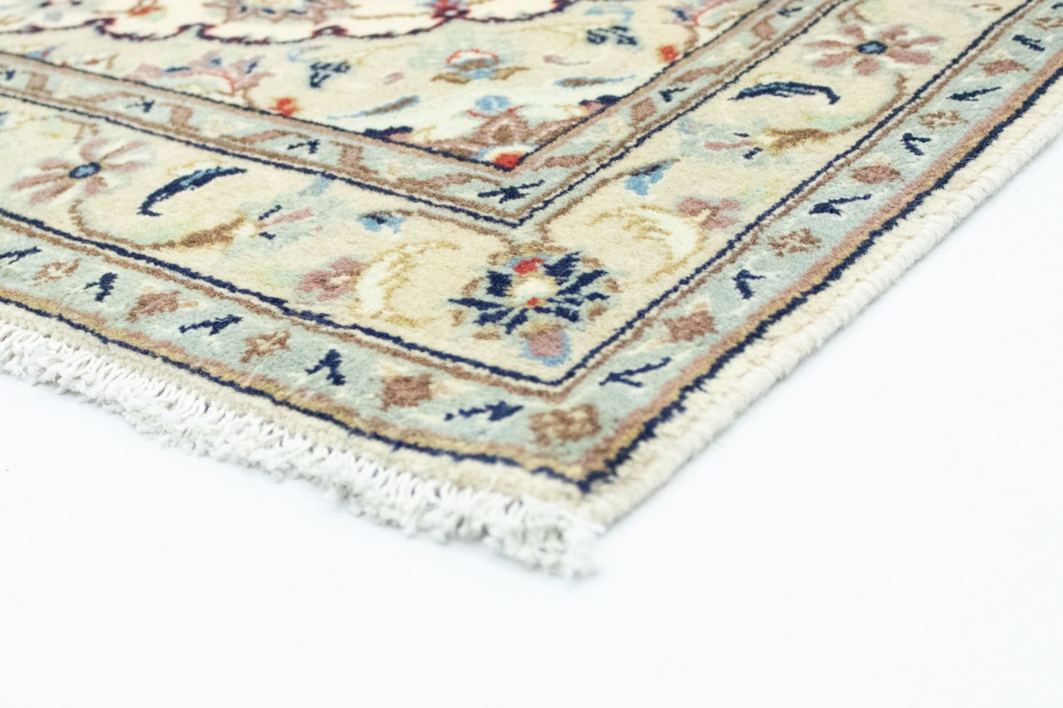 Alfombra persa - Keshan - 150 x 103 cm - beige