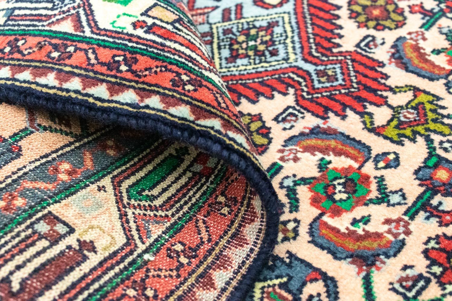 Alfombra persa - Nómada - 157 x 102 cm - azul