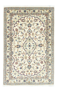 Alfombra persa - Keshan - 152 x 98 cm - beige
