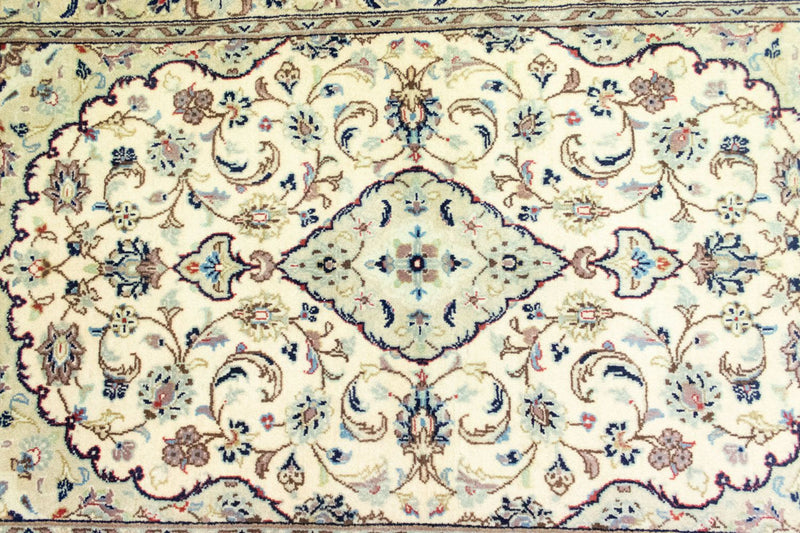 Alfombra persa - Keshan - 152 x 98 cm - beige
