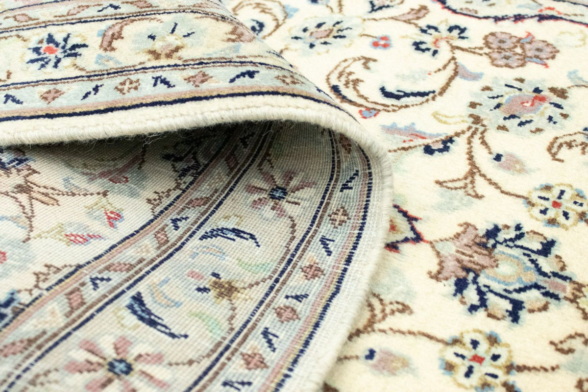Alfombra persa - Keshan - 152 x 98 cm - beige