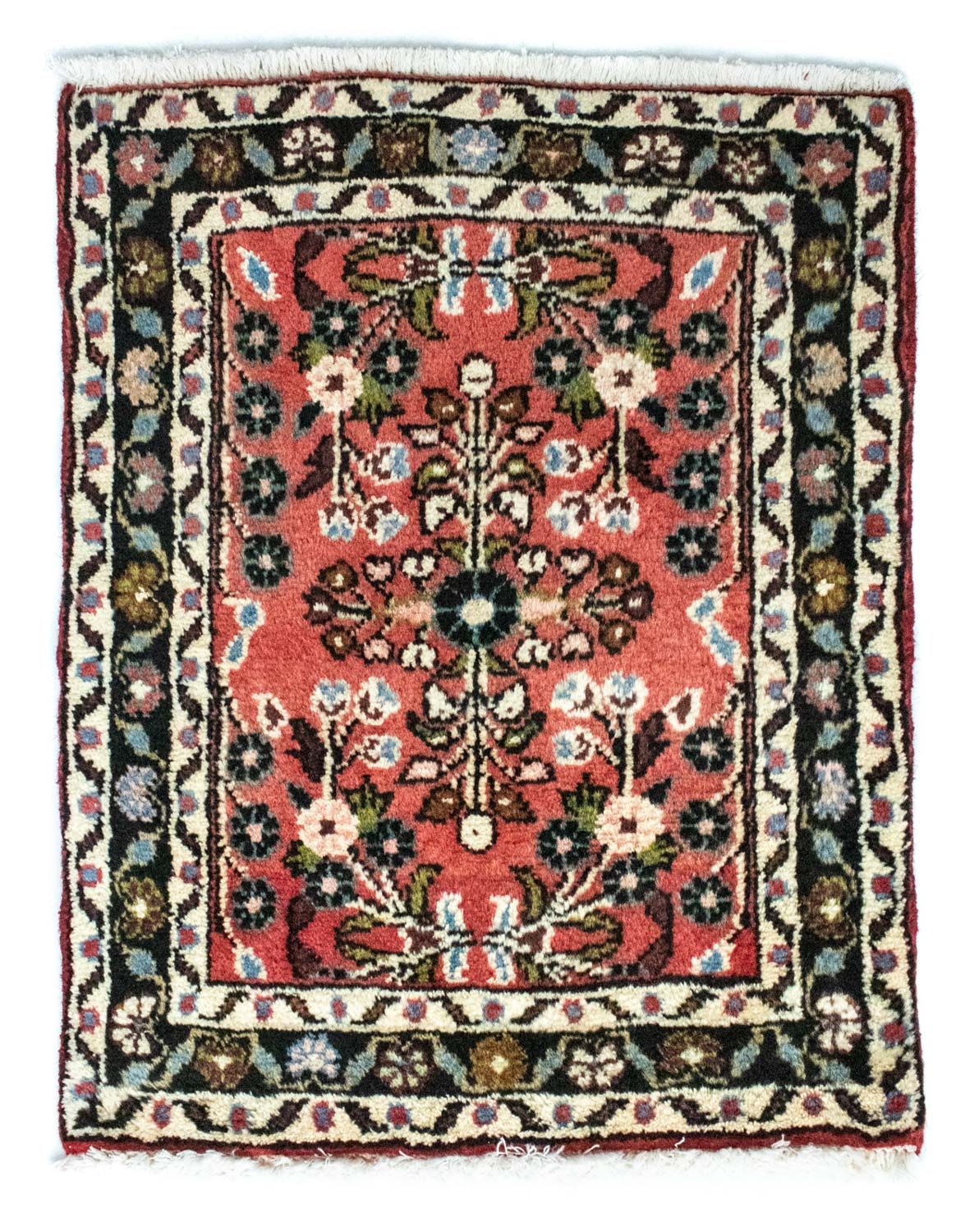 Alfombra persa - Nómada - 60 x 40 cm - naranja