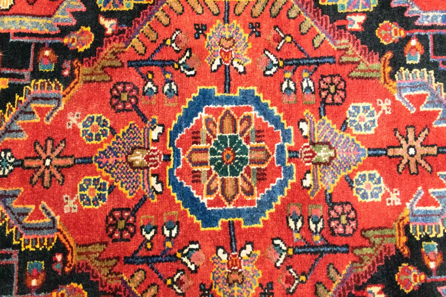 Alfombra persa - Nómada - 150 x 100 cm - naranja