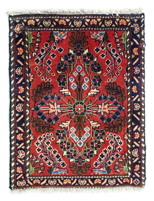 Alfombra persa - Nómada - 60 x 50 cm - rojo