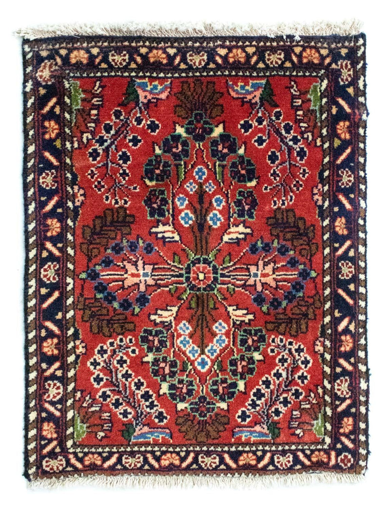 Alfombra persa - Nómada - 60 x 50 cm - rojo
