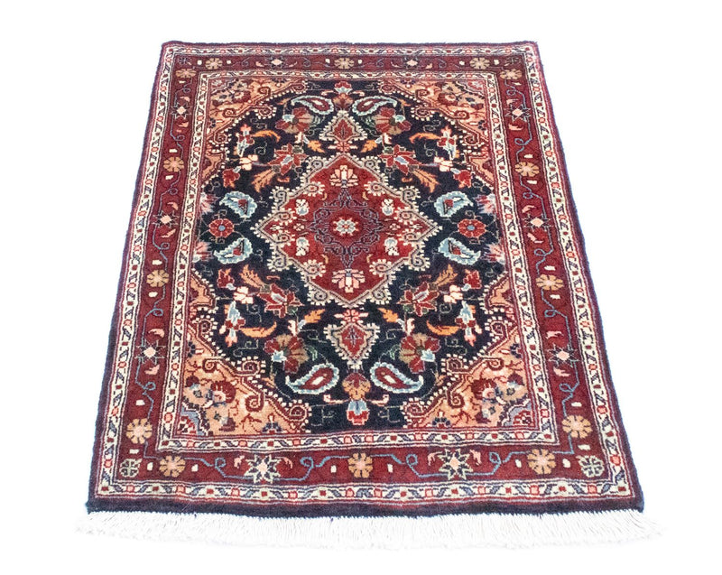Alfombra persa - Bidjar - 90 x 70 cm - azul