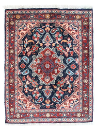 Alfombra persa - Bidjar - 90 x 73 cm - azul