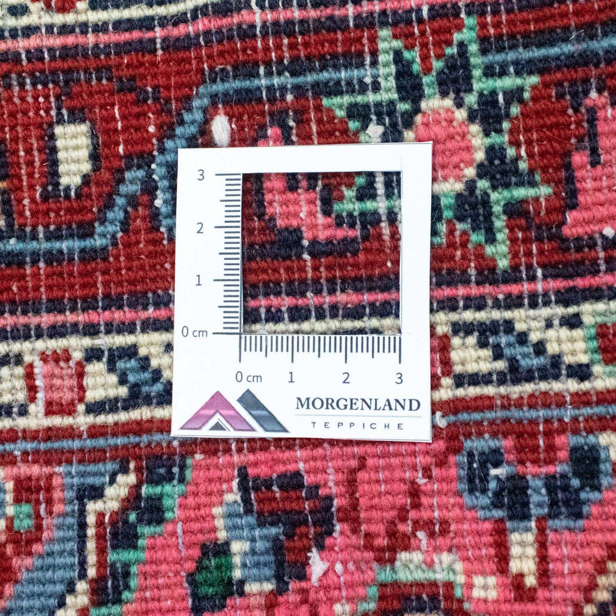 Alfombra persa - Bidjar - 90 x 73 cm - azul