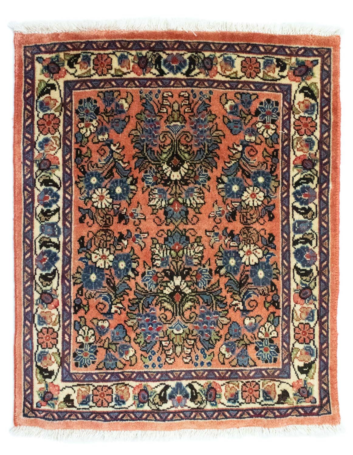 Alfombra persa - Clásica cuadrado  - 75 x 65 cm - marrón