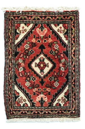Alfombra persa - Nómada - 65 x 45 cm - marrón