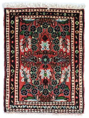 Alfombra persa - Nómada - 65 x 50 cm - marrón