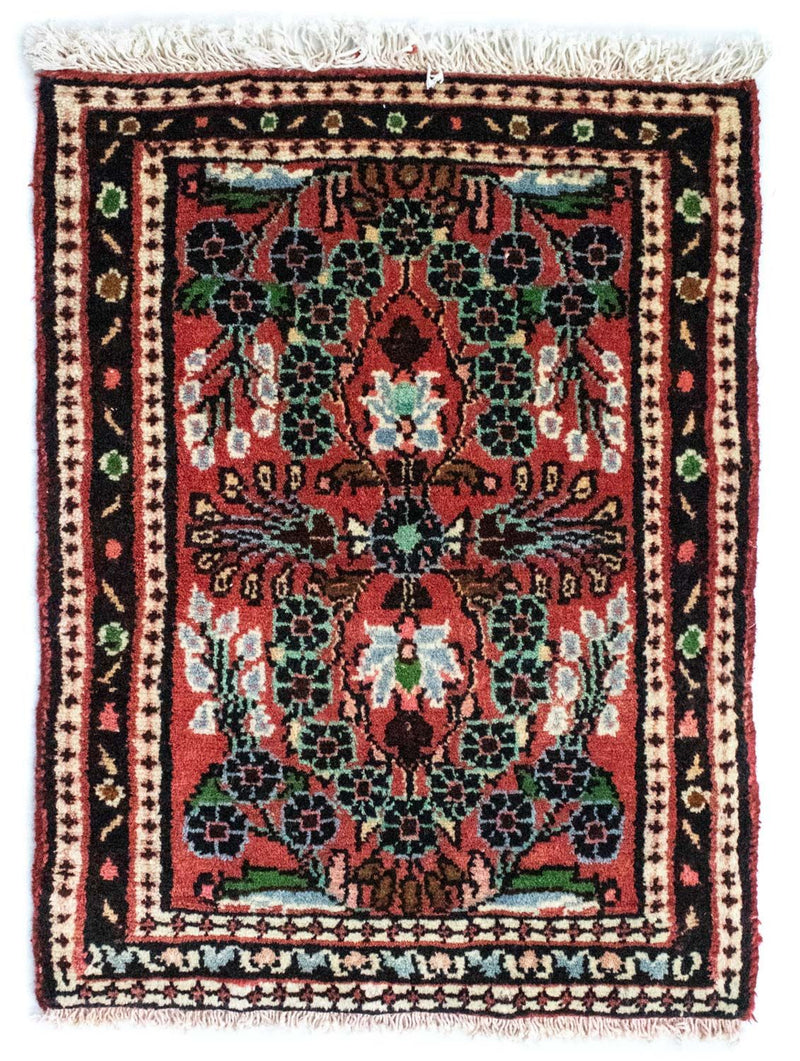 Alfombra persa - Nómada - 65 x 50 cm - marrón