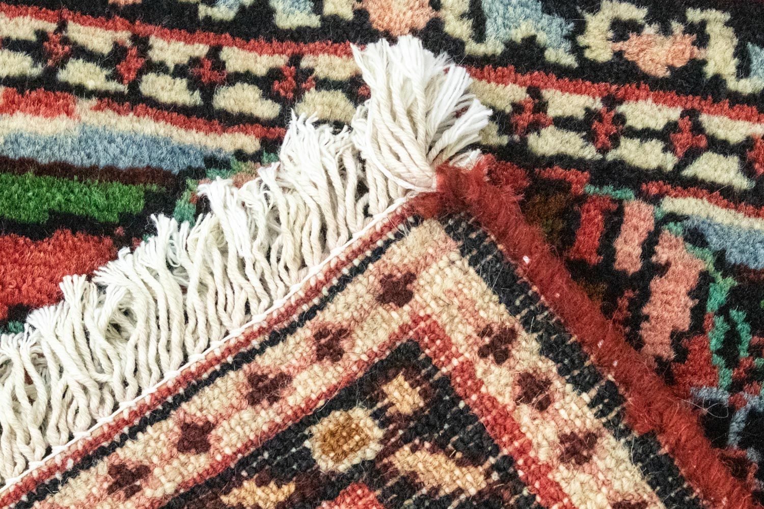 Alfombra persa - Nómada - 65 x 50 cm - marrón