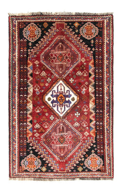 Alfombra persa - Nómada - 170 x 114 cm - rojo