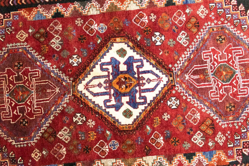 Alfombra persa - Nómada - 170 x 114 cm - rojo