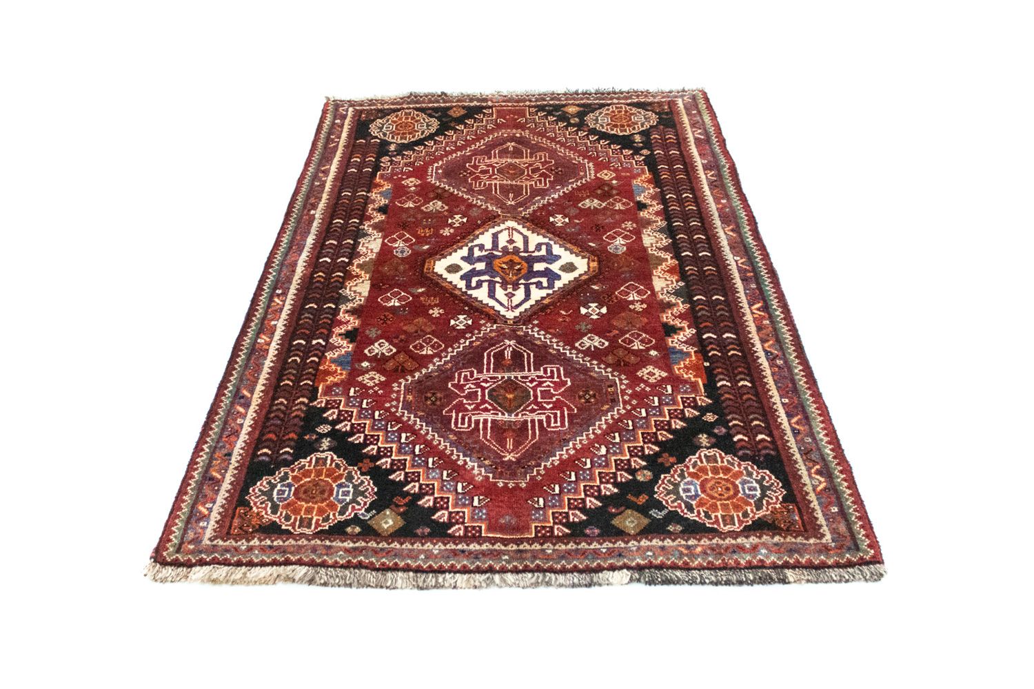 Alfombra persa - Nómada - 170 x 114 cm - rojo