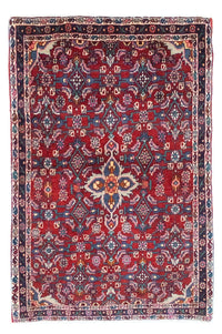 Alfombra persa - Bidjar - 115 x 78 cm - rojo