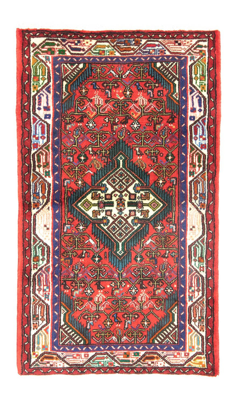 Alfombra persa - Nómada - 130 x 75 cm - rojo