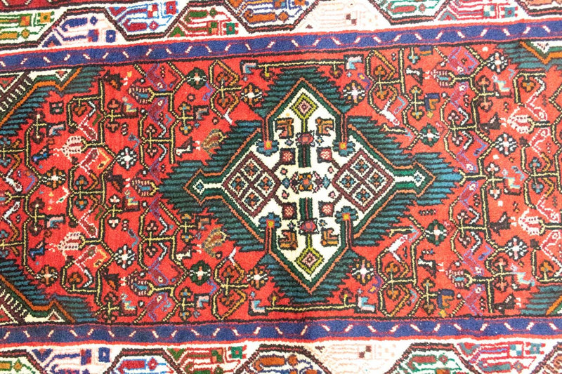 Alfombra persa - Nómada - 130 x 75 cm - rojo