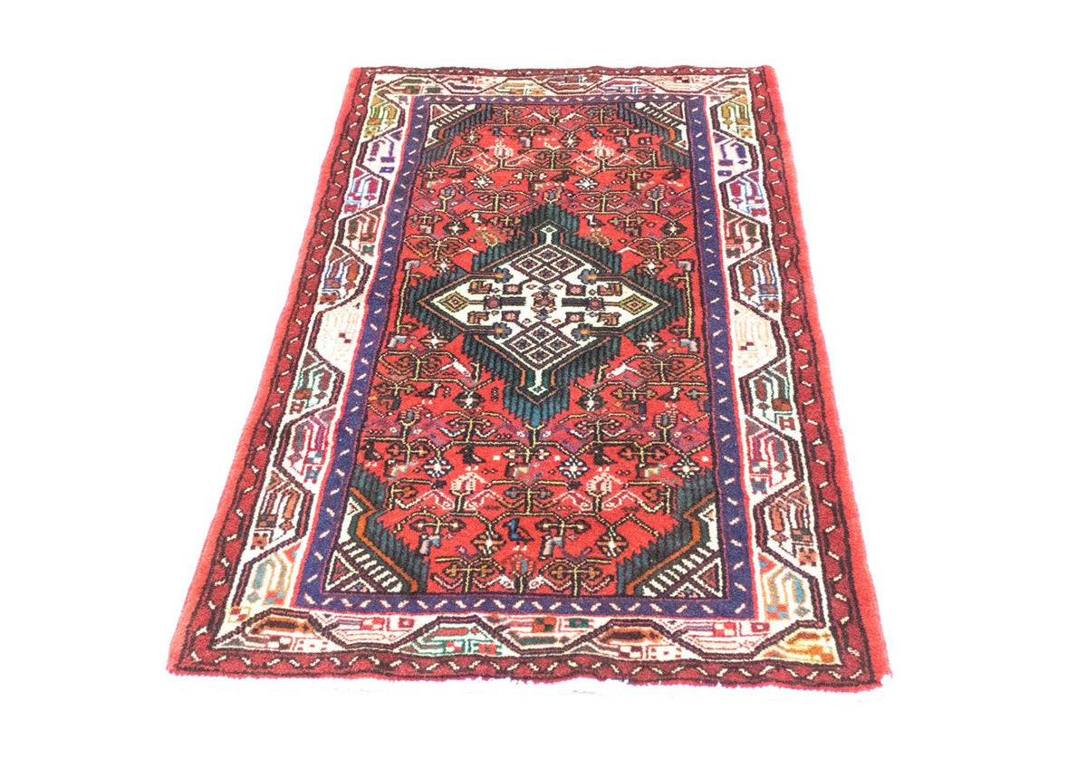 Alfombra persa - Nómada - 130 x 75 cm - rojo
