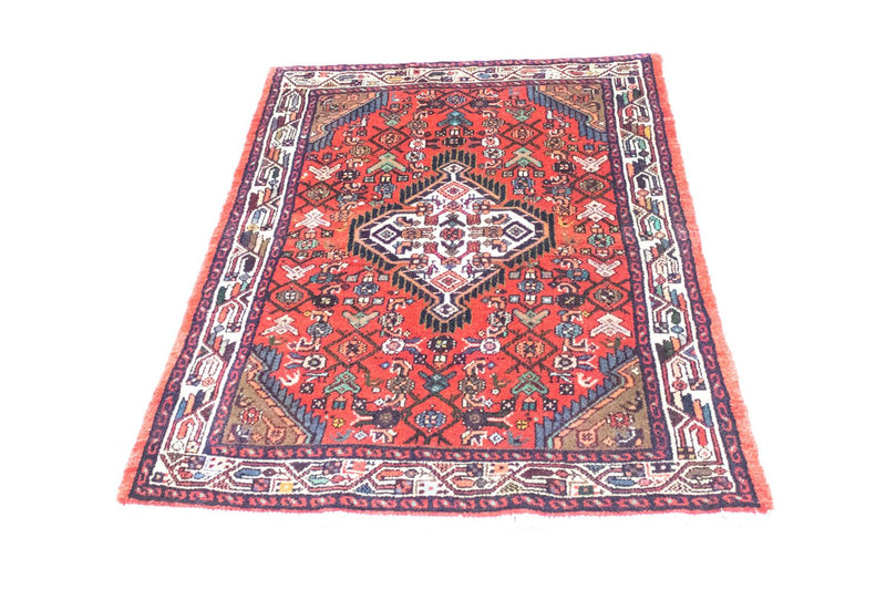 Alfombra persa - Nómada - 122 x 85 cm - rojo