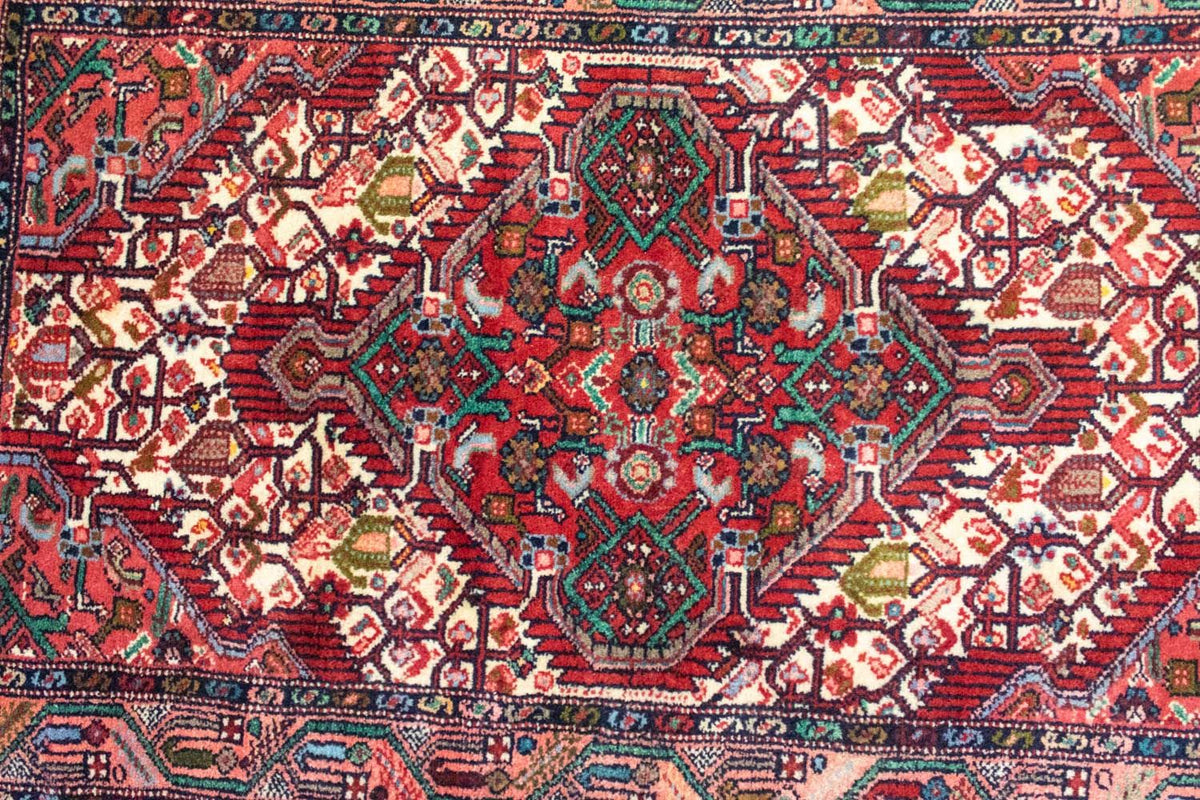 Alfombra persa - Nómada - 122 x 80 cm - rojo