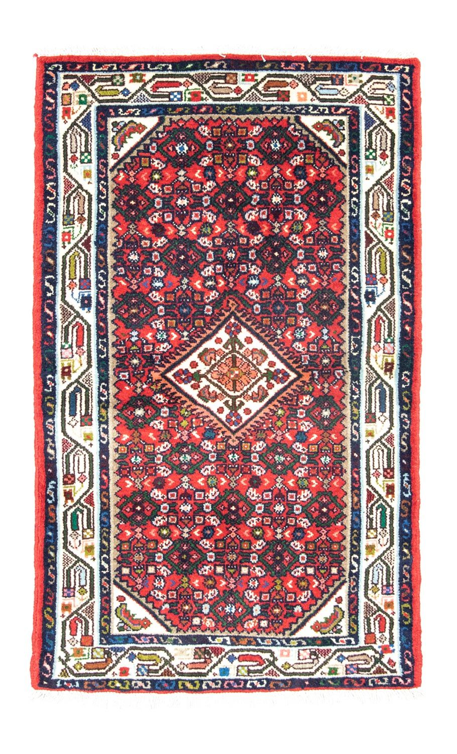 Alfombra persa - Nómada - 135 x 85 cm - rojo