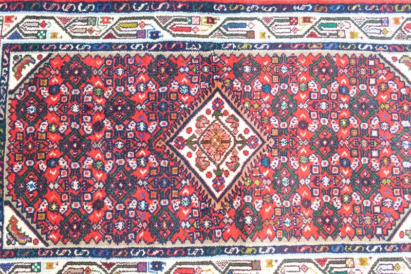 Alfombra persa - Nómada - 135 x 85 cm - rojo