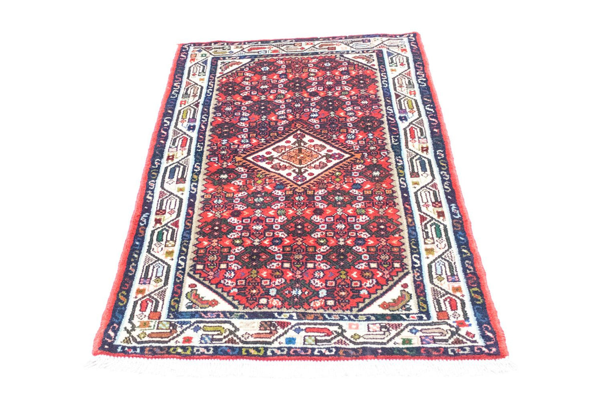 Alfombra persa - Nómada - 135 x 85 cm - rojo