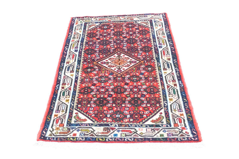 Alfombra persa - Nómada - 135 x 85 cm - rojo