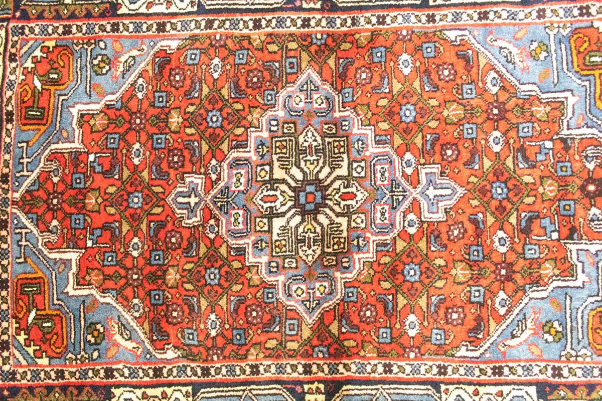 Alfombra persa - Nómada - 130 x 85 cm - rojo